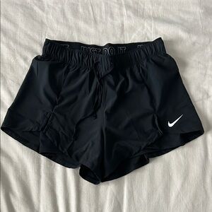 Nike Women's Black Sports Shorts (Built-in spandex)
